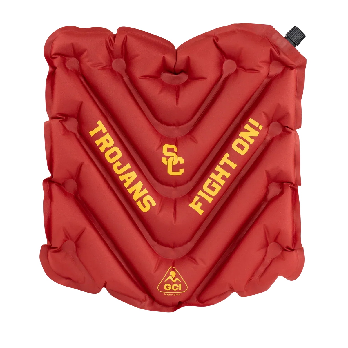 College V Seat™ Inflatable Stadium Cushion - USC Trojans - Patio Porch Carry Style
